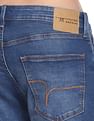 Flying Machine Slash Slim Tapered Fit Mid Rise Jeans