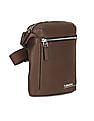 Calvin Klein Men Brown Textured Messenger Bag