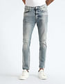 Flying Machine Slash Slim Tapered Fit Italian Jeans