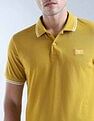 Flying Machine Solid Regular Fit Polo Shirt