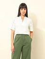 U.S. Polo Assn. Women Regular Fit Solid Top