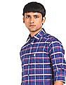 U.S. Polo Assn. Spread Collar Checked Casual Shirt