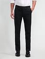 Arrow Denver Slim Fit Solid Trousers