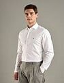 Tommy Hilfiger Solid Slim-Fit Cotton Woven Shirt
