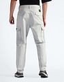 Flying Machine Solid Twill Cargo Pants