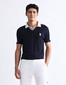 USPA Active Solid Slim Fit Polo Shirt
