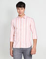 Flying Machine Vertical Stripe Slim Fit Shirt