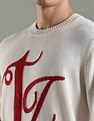 Tommy Hilfiger Embroidered Logo Regular Fit Cotton Sweater