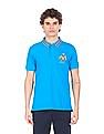U.S. Polo Assn. Striped Collar Pique Polo Shirt