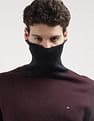Tommy Hilfiger Gifting 2 Tone Fairisle Roll Neck Sweater
