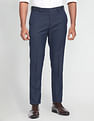 Arrow Mid Rise Dobby Formal Trousers