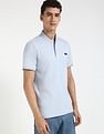 Calvin Klein Jeans Solid Slim-Fit Cotton Polo T-Shirt