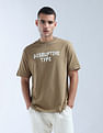 Flying Machine Typographic Printed Relaxed Fit T-Shirt