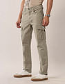 U.S. Polo Assn. Denim Co. Mid Rise Straight Fit Twill Cargos