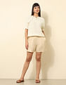 U.S. Polo Assn. Women Solid Lace Deatil Top