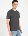 Calvin Klein Jeans Charcoal Grey Solid T-shirt Classic Essential