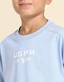 U.S. Polo Assn. Kids Boys Regular Fit Solid T-Shirt