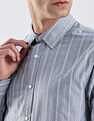 Calvin Klein Jeans Vertical Stripes Slim Fit Dobby Woven Shirt