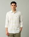 Arrow Sport Manhattan Slim Fit Horizontal Striped Shirt
