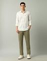 Arrow Sport Manhattan Slim Fit Horizontal Striped Shirt