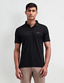 Arrow Newyork Pure Cotton Horizontal Striped Polo Shirt