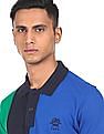 U.S. Polo Assn. Cotton Colour Block Polo Shirt