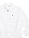 U.S. Polo Assn. Kids Boys Spread Collar Solid Shirt