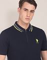 U.S. Polo Assn. Pure Cotton Solid Polo Shirt