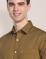 U.S. Polo Assn. Birdseye Dobby Textured Solid Shirt