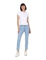 Calvin Klein Jeans Women Light Blue Skinny Fit High Rise Ankle Jeans