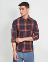 Flying Machine Tartan Check Twill Shirt