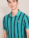 U.S. Polo Assn. Vertical Stripe Pique Polo Shirt