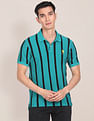 U.S. Polo Assn. Vertical Stripe Pique Polo Shirt