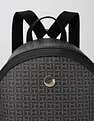 Tommy Hilfiger Logo Black Pvc Backpack