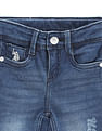 U.S. Polo Assn. Kids Girls Mid Rise Bootcut Jeans