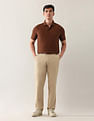 Arrow Pure Cotton Textured Polo Shirt