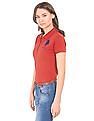 U.S. Polo Assn. Women Regular Fit Pique Polo Shirt