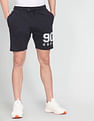 U.S. Polo Assn. Denim Co. Mid Rise Drawstring Waist Solid Knit Shorts