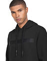Flying Machine Tonal Print Hooded Sweatshirt