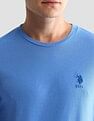 USPA Innerwear Solid Comfort Fit Loungewear T-Shirt