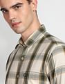 Arrow Sports Tartan Check Slim Fit Casual Shirt