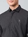 U.S. Polo Assn. Denim Co. Pure Cotton Micro Checked Shirt