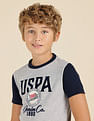 U.S. Polo Assn. Kids Boys Brand Printed Pure Cotton T-Shirt