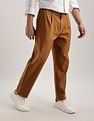 Calvin Klein Jeans Tapered-Fit Solid Mid Rise Trouser