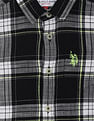 U.S. Polo Assn. Kids Boys Tartan Check Festive Shirt