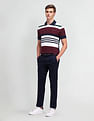 Arrow Sport Horizontal Striped Regular Polo Shirt
