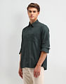 Arrow Sport Tailored Fit Solid Shirt