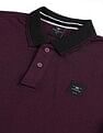 Flying Machine Contrast Collar Cotton Polo Shirt
