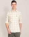 U.S. Polo Assn. Cotton Twill Windowpane Shirt