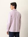 Arrow Textured Manhattan Slim Fit Ceremonial Shirt